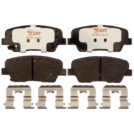 R/M Brakes BRAKE PADS OEM OE Replacement Hybrid Technology Includes Mounting Hardware EHT1439H